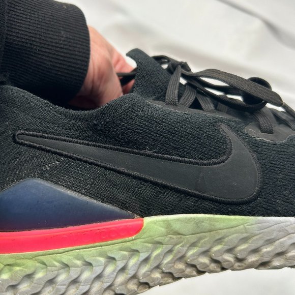 NIKE Epic React Flyknit 2 Pixel Running Shoes Sneakers- BQ8928-003- Men'… - Picture 12 of 12